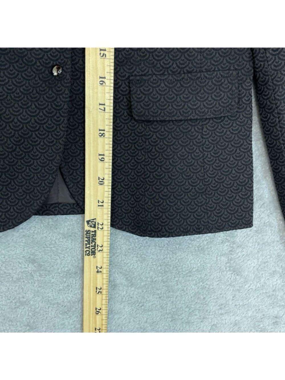 Tahari Arthur S. Levine Women's 6 Textured Black & Brown Blazer P0921 - Picture 3 of 10